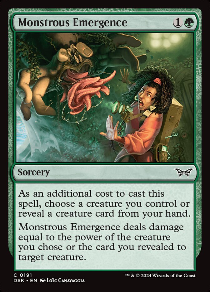 Monstrous Emergence 191 (Duskmourn: House of Horror) 
