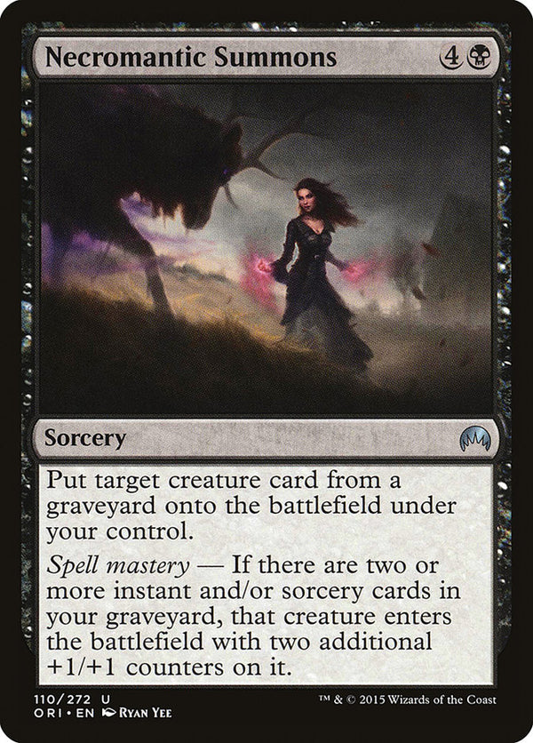 Necromantic Summons 110/272 (Magic Origins) 