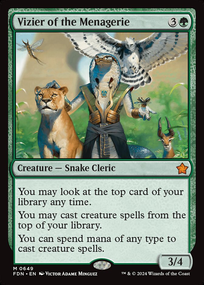 Vizier of the Menagerie 649 (Foundations) 