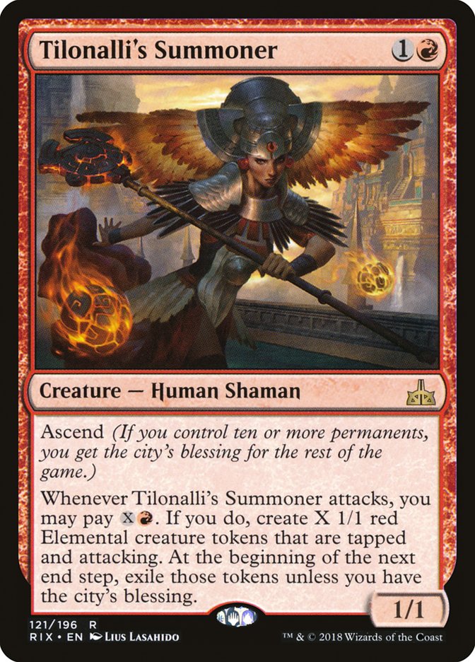 Tilonalli's Summoner 121/196 (Rivals of Ixalan) 