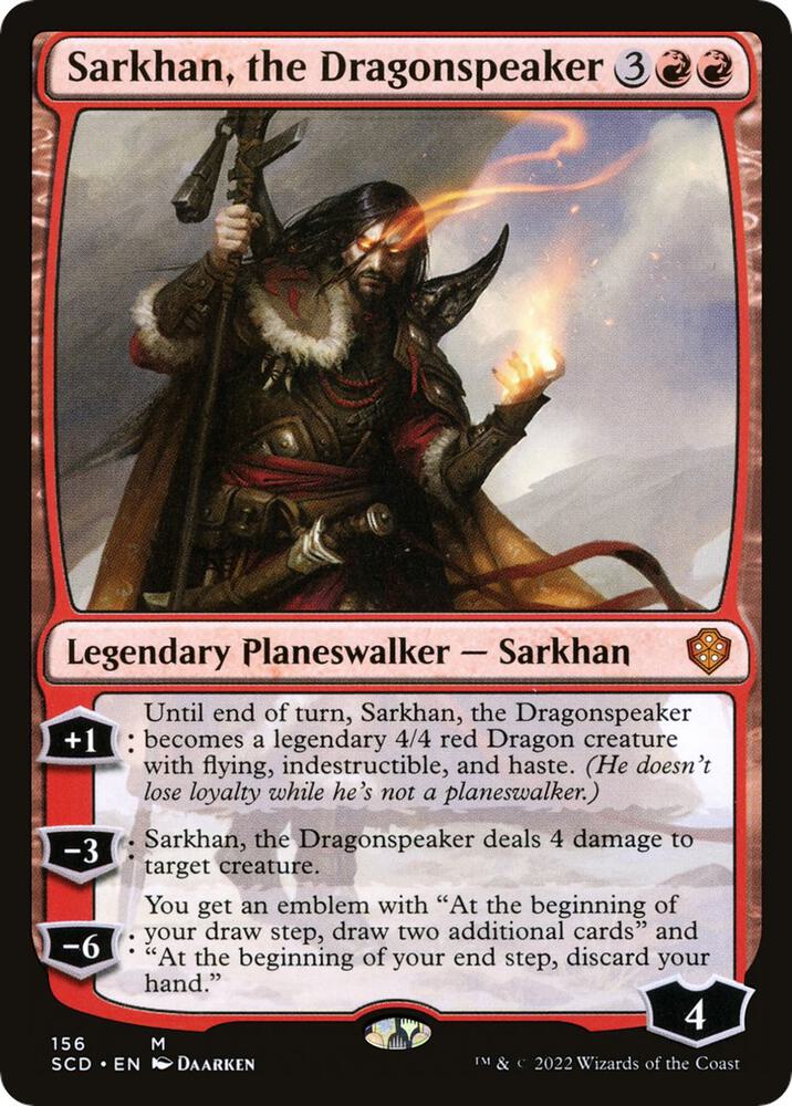 Sarkhan, the Dragonspeaker 156/352 (Starter Commander Decks) 
