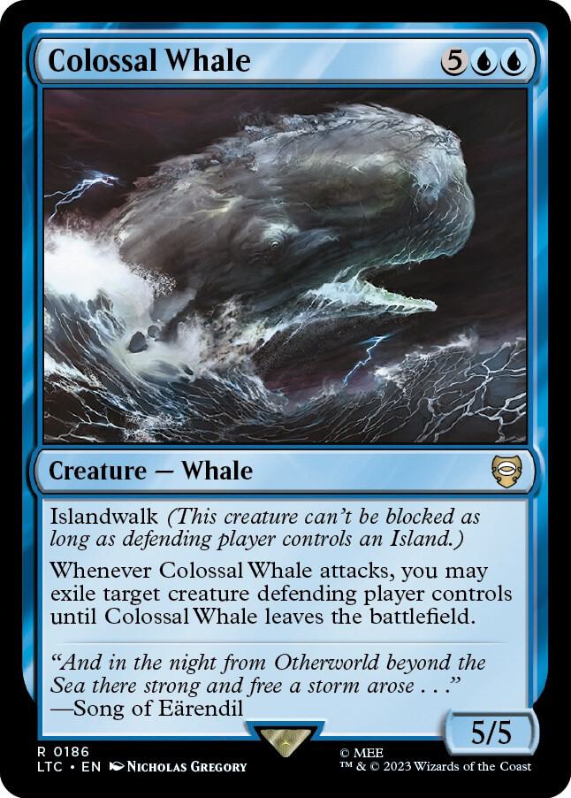 Colossal Whale 186 (Commander: The Lord of the Rings: Tales of Middle-earth) 