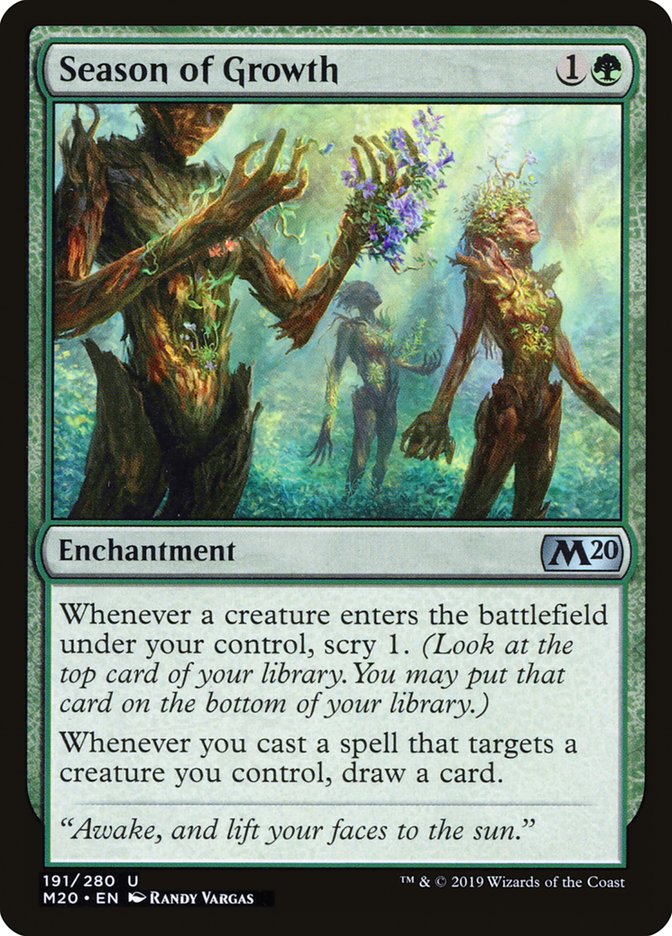Season of Growth 191/280 (Core Set 2020) 