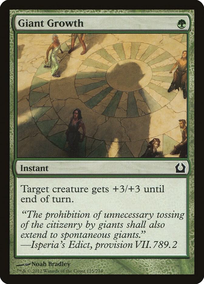 Giant Growth 125/274 (Return to Ravnica) 