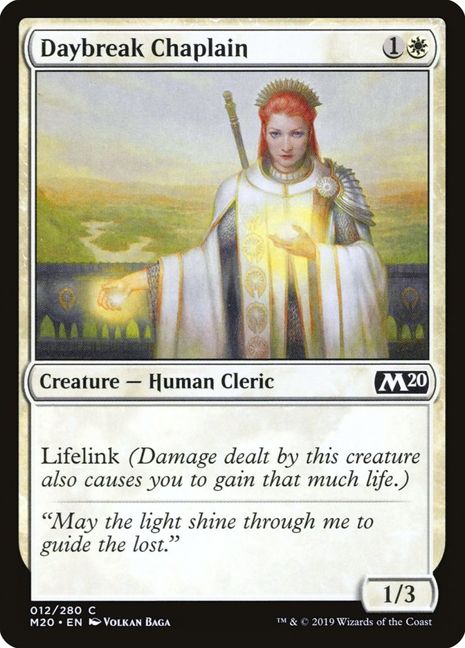 Daybreak Chaplain 12/280 (Core Set 2020) 