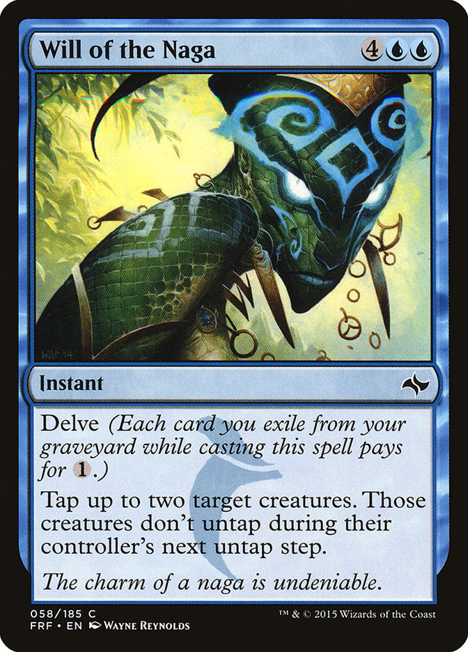 Will of the Naga 58/185 (Fate Reforged) 