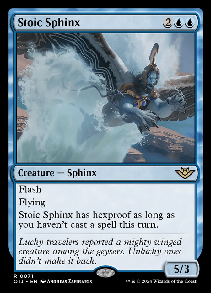 Stoic Sphinx 71/286 (Outlaws of Thunder Junction) 