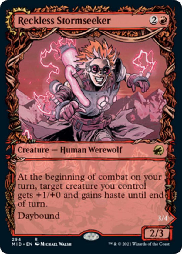 Reckless Stormseeker Showcase 294 (Innistrad: Midnight Hunt) 