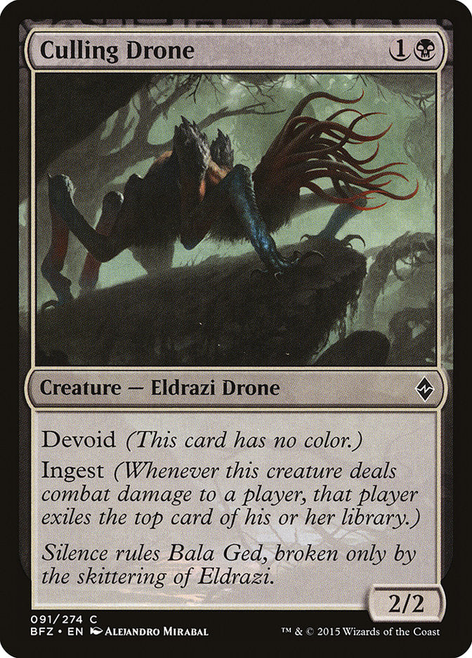 Culling Drone 91/274 (Battle for Zendikar) 