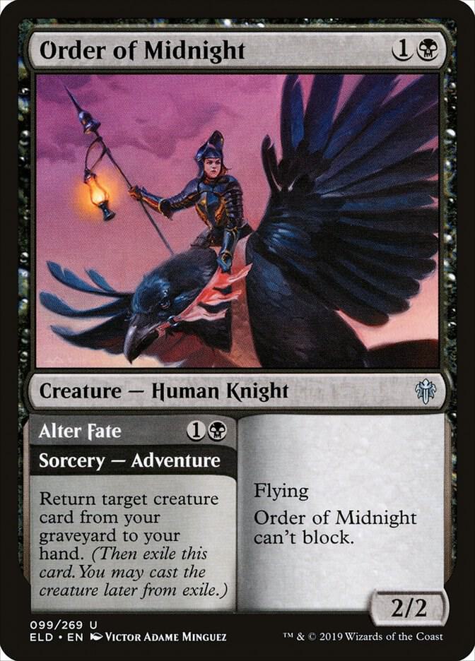 Order of Midnight // Alter Fate 99/269 (Throne of Eldraine) 