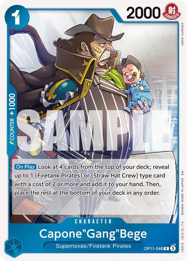 Capone"Gang"Bege OP11-048 (A Fist of Divine Speed)  - Foil