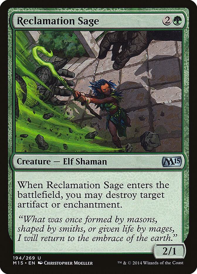 Reclamation Sage 194/269 (Magic 2015 (M15)) 