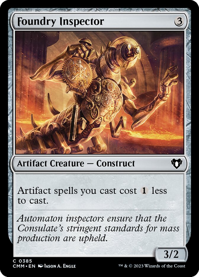 Foundry Inspector 385/451 (Commander Masters) 