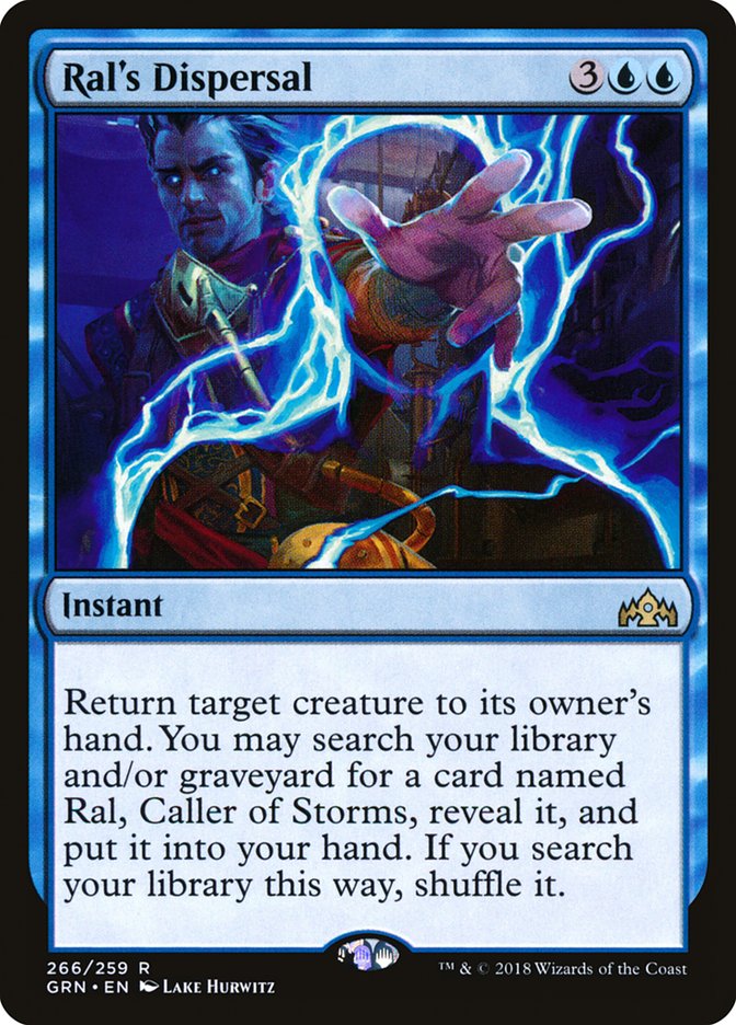 Ral's Dispersal 266/259 (Guilds of Ravnica) 