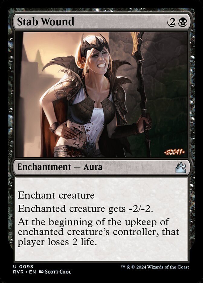 Stab Wound 93/291 (Ravnica Remastered) 