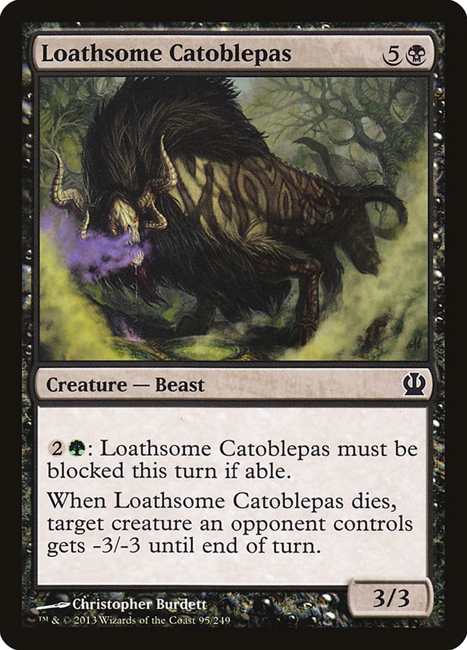 Loathsome Catoblepas 95/249 (Theros) 