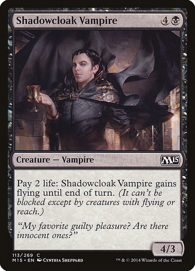 Shadowcloak Vampire 113 (Magic 2015 (M15)) 