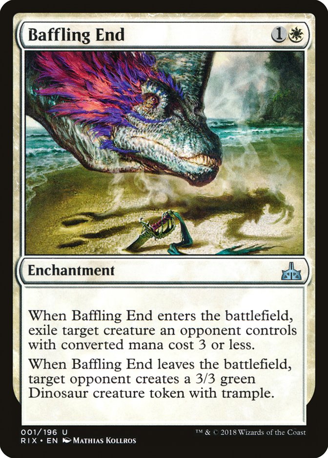 Baffling End 1/196 (Rivals of Ixalan) 