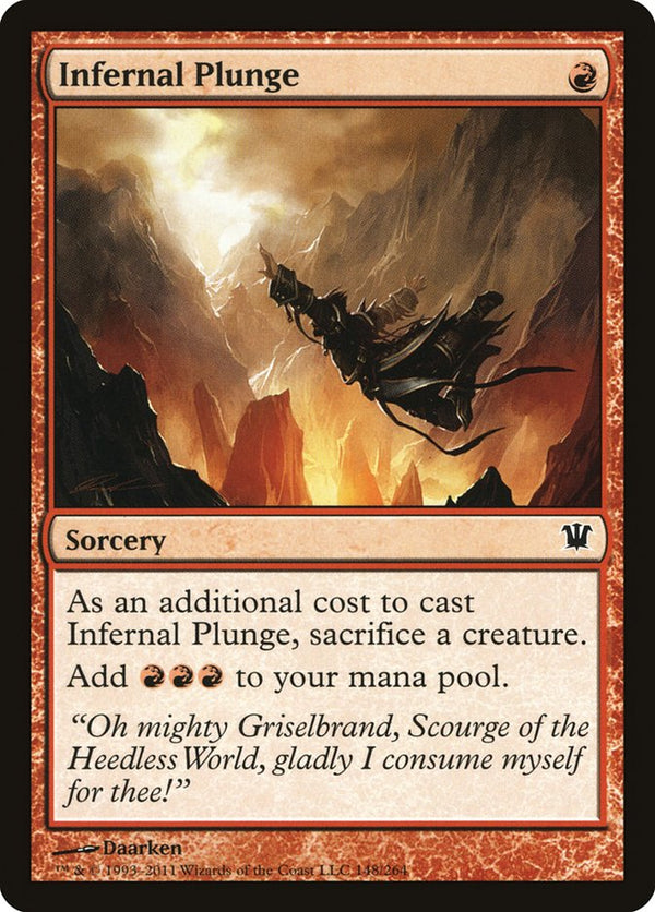 Infernal Plunge 148/264 (Innistrad) 