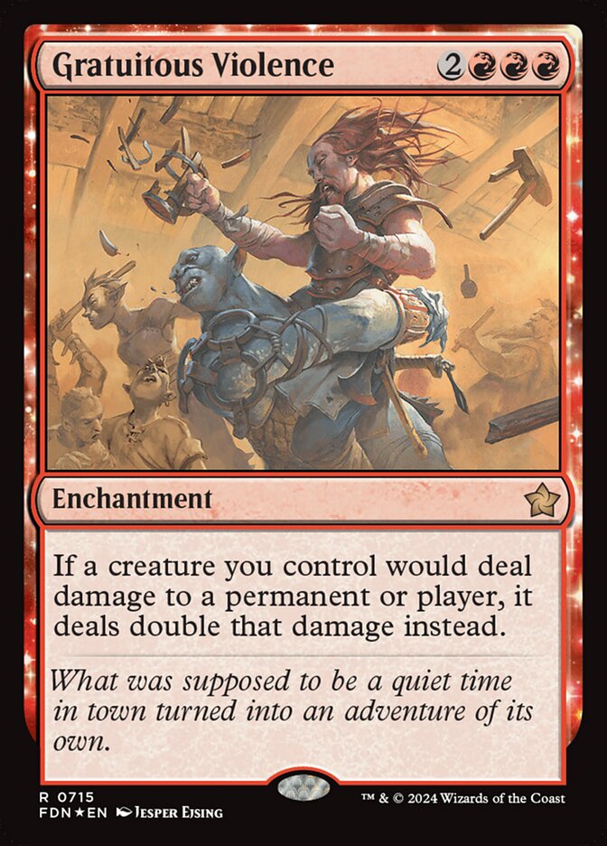 Gratuitous Violence 715/291 (Foundations)  - Foil
