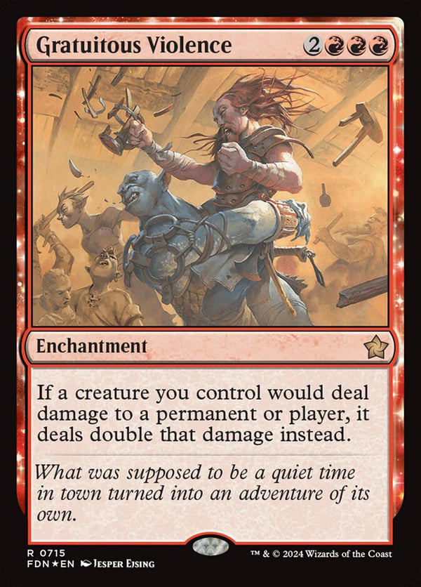 Gratuitous Violence 715/291 (Foundations)  - Foil
