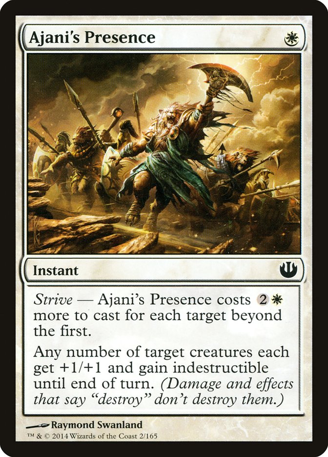 Ajani's Presence 2/165 (Journey Into Nyx) 