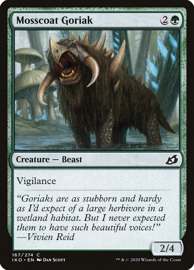 Mosscoat Goriak 167/274 (Ikoria: Lair of Behemoths) 