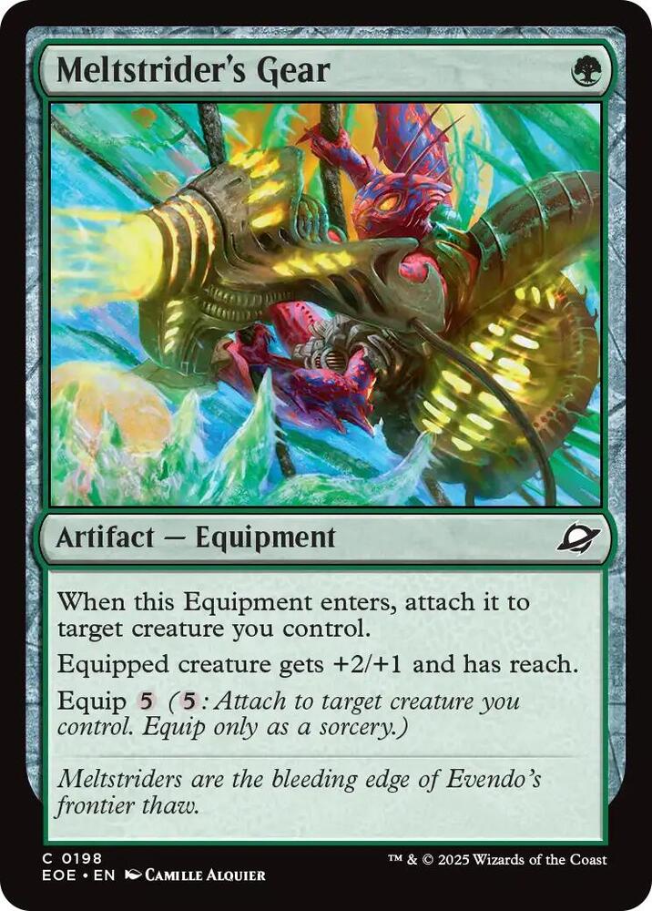 Meltstrider's Gear 198/276 (Edge of Eternities)  - Foil