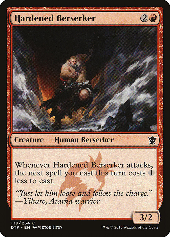 Hardened Berserker 139/264 (Dragons of Tarkir) 
