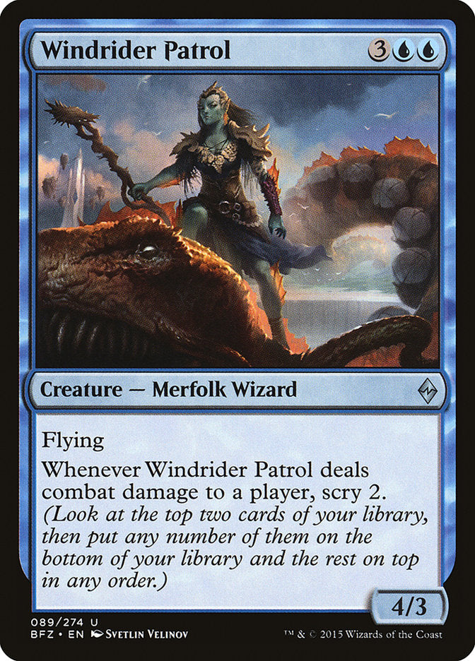 Windrider Patrol 89/274 (Battle for Zendikar) 