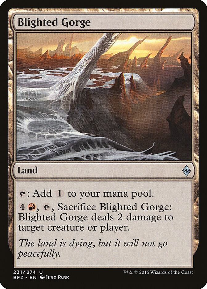 Blighted Gorge 231 (Battle for Zendikar) 