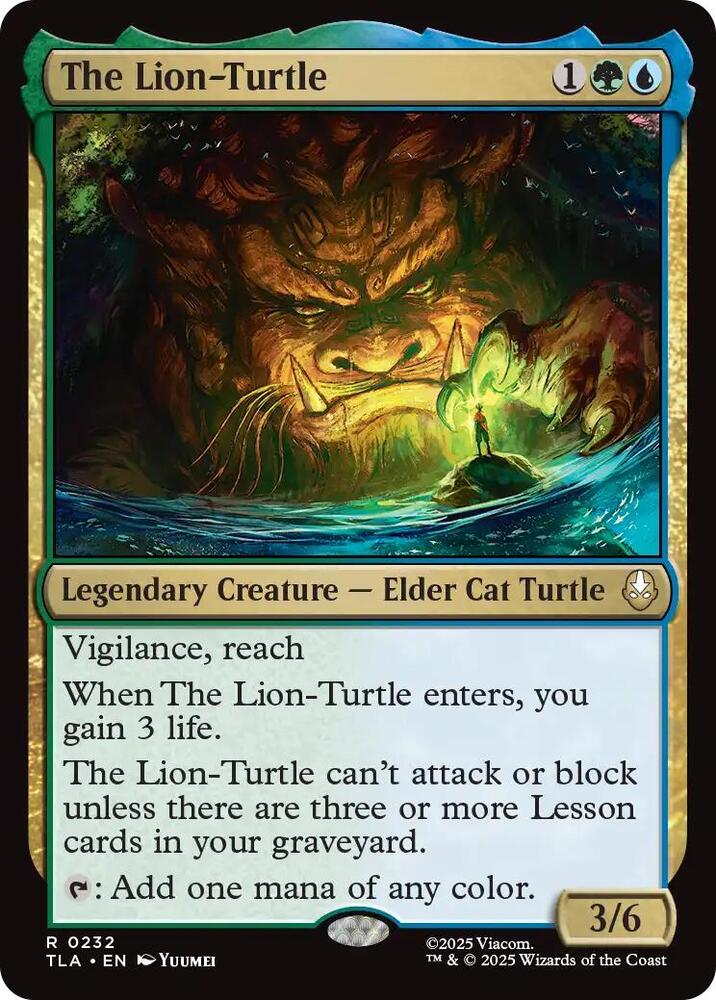 The Lion Turtle 232/286 (Avatar: The Last Airbender) 