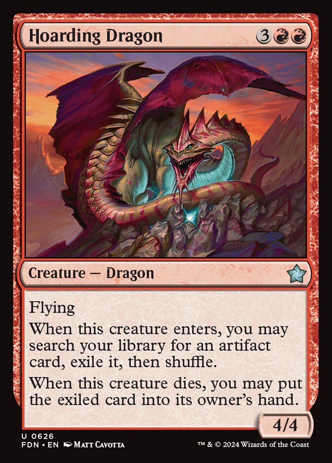 Hoarding Dragon 626/291 (Foundations) 