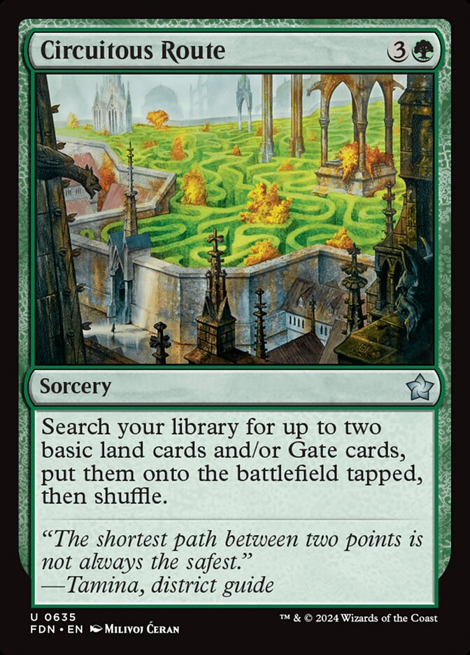 Circuitous Route 635/291 (Foundations) 