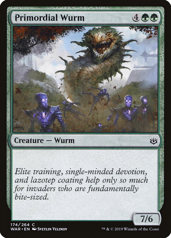 Primordial Wurm 174/264 (War of the Spark) 