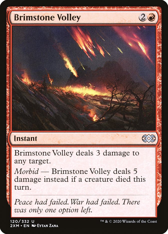 Brimstone Volley 120/332 (Double Masters) 