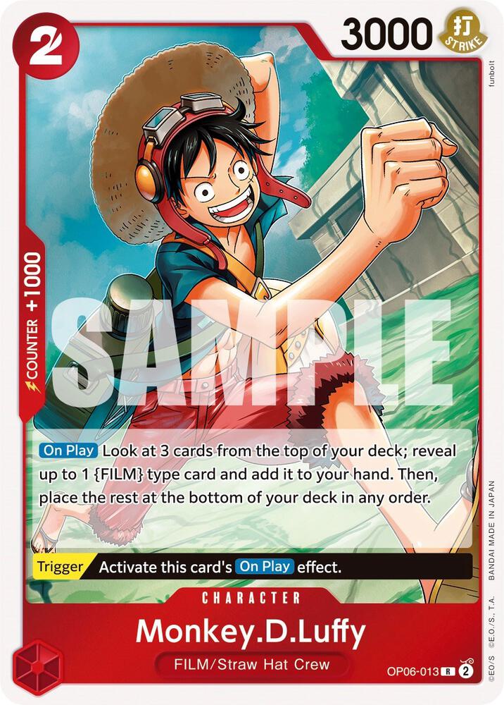 Monkey.D.Luffy OP06-013 (Wings of the Captain)  - Foil