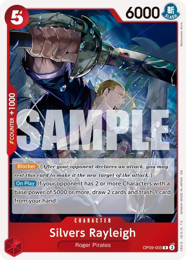 Silvers Rayleigh (Reprint) OP09-005 (Premium Booster -The Best- Vol. 2)  - Foil