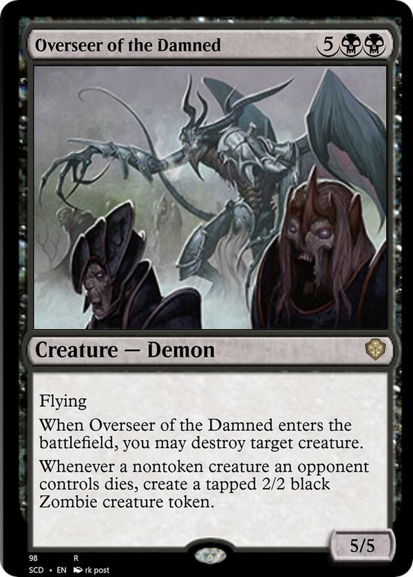 Overseer of the Damned 98/352 (Starter Commander Decks) 