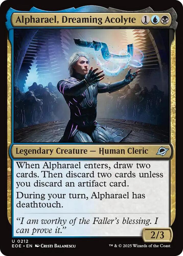 Alpharael, Dreaming Acolyte 212 (Edge of Eternities) 