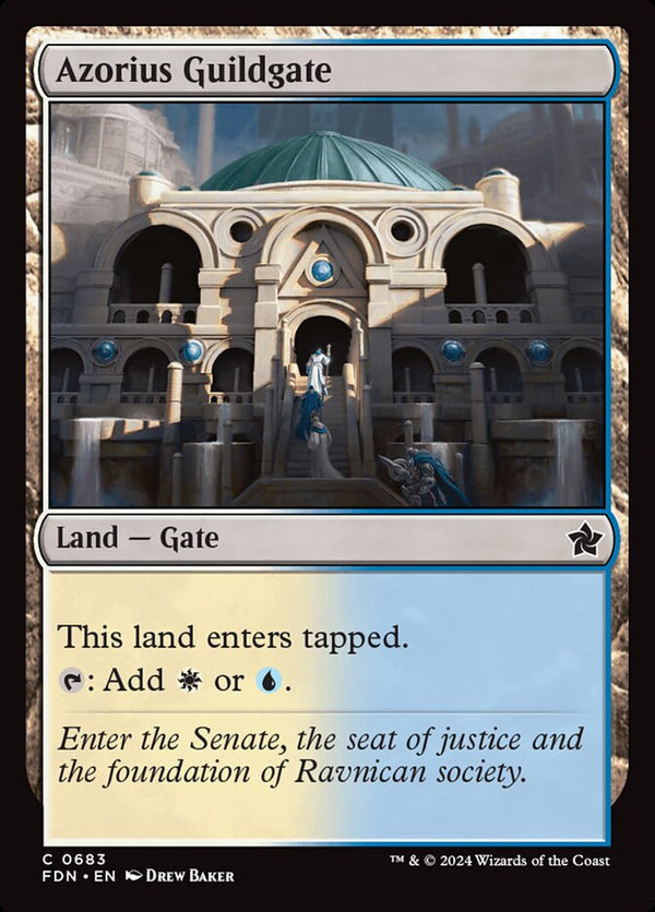 Azorius Guildgate 683/291 (Foundations) 