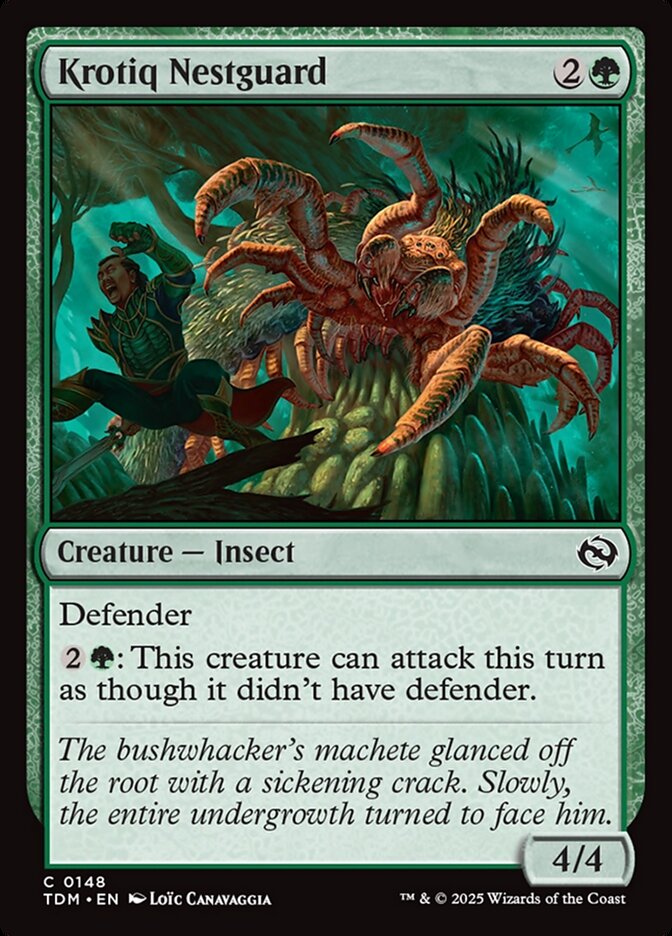 Krotiq Nestguard 148/291 (Tarkir: Dragonstorm)  - Foil