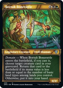 Bortuk Bonerattle Showcase 296/281 (Dominaria United) 