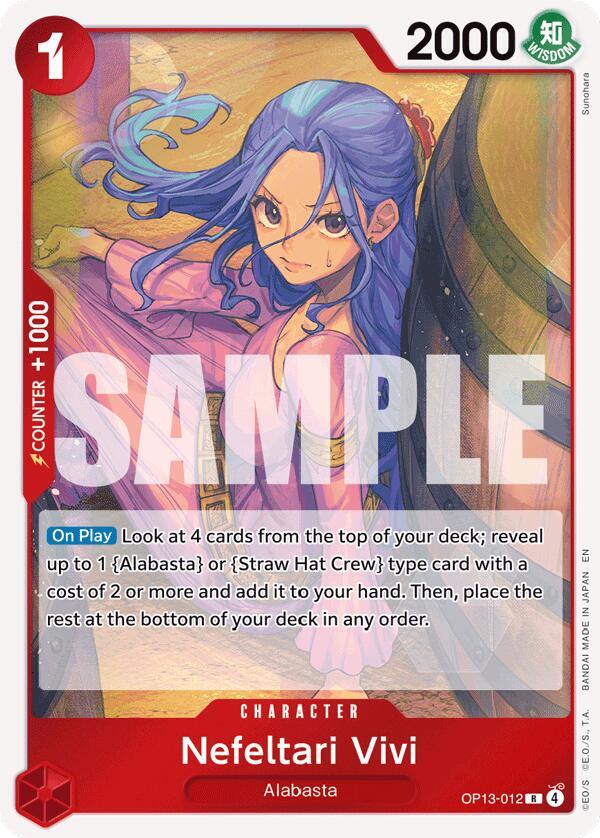Nefeltari Vivi OP13-012 (Carrying On His Will)  - Foil