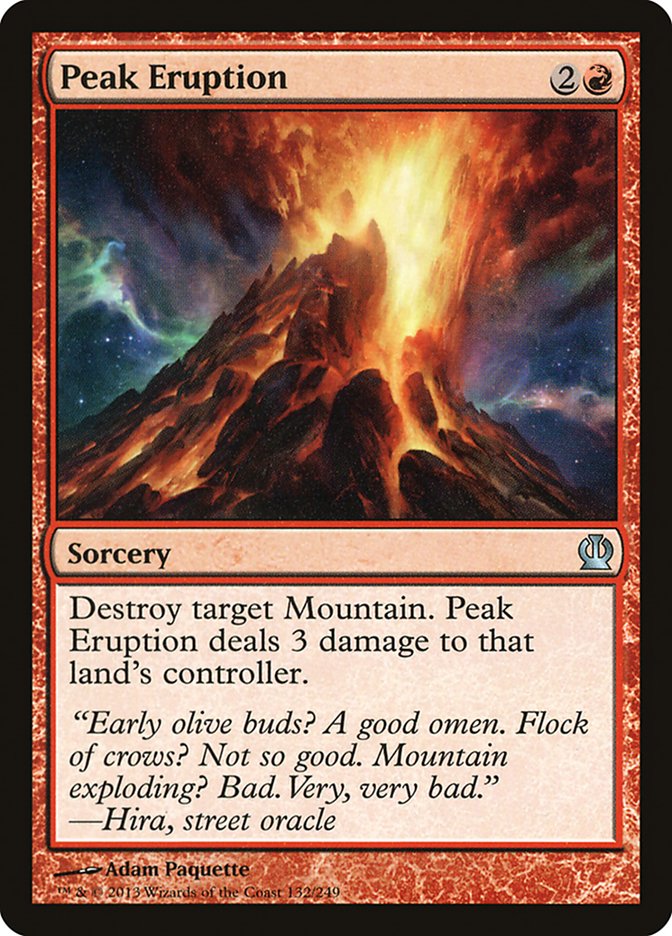 Peak Eruption 132 (Theros) 