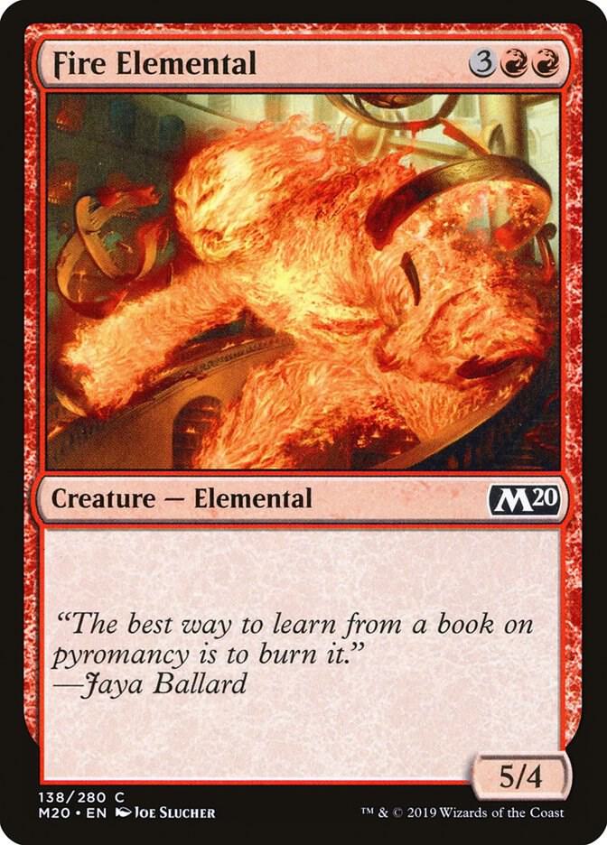 Fire Elemental 138/280 (Core Set 2020) 