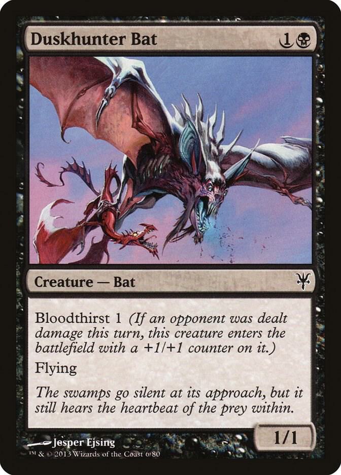 Duskhunter Bat 6/80 (Duel Decks: Sorin vs. Tibalt) 