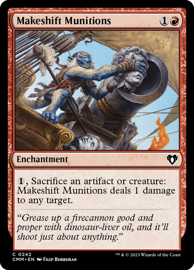 Makeshift Munitions 242/451 (Commander Masters) 