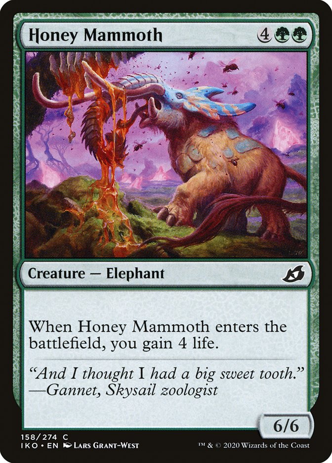 Honey Mammoth 158/274 (Ikoria: Lair of Behemoths) 
