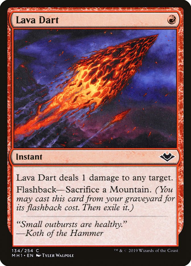 Lava Dart 134/254 (Modern Horizons) 